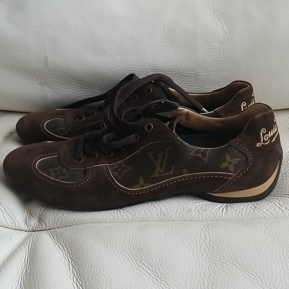 Louis Vuitton Monogram Suede sneakers 37.5